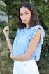 Vixen Top - Blue Petal